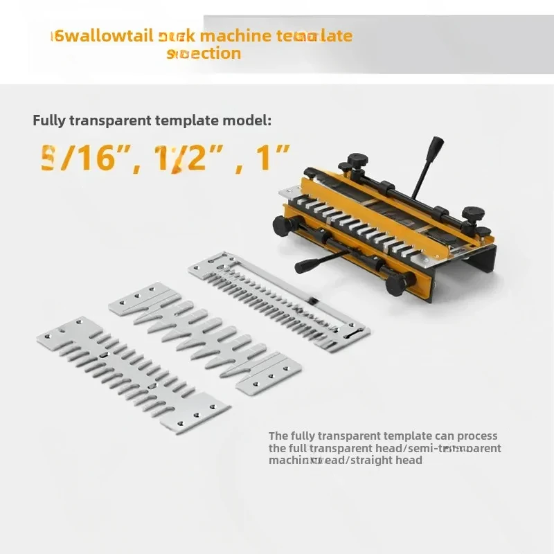 Woodworking Dovetail Machine Semi-Full Transparent Template Hive Drawer Mortise and Tenon Straight Tenon Mold