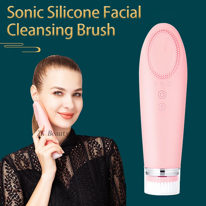 Newest Warm facial cleanser Pore cleaner Electric face washing instrument Household face and eye hot compress Beauty instrument