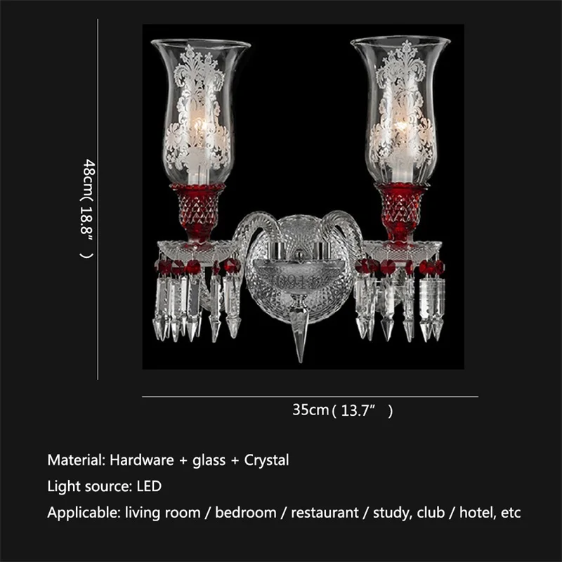 European Wall Lamps Style Luxury  Modern LED Indoor Home Decor for Living Room Dining