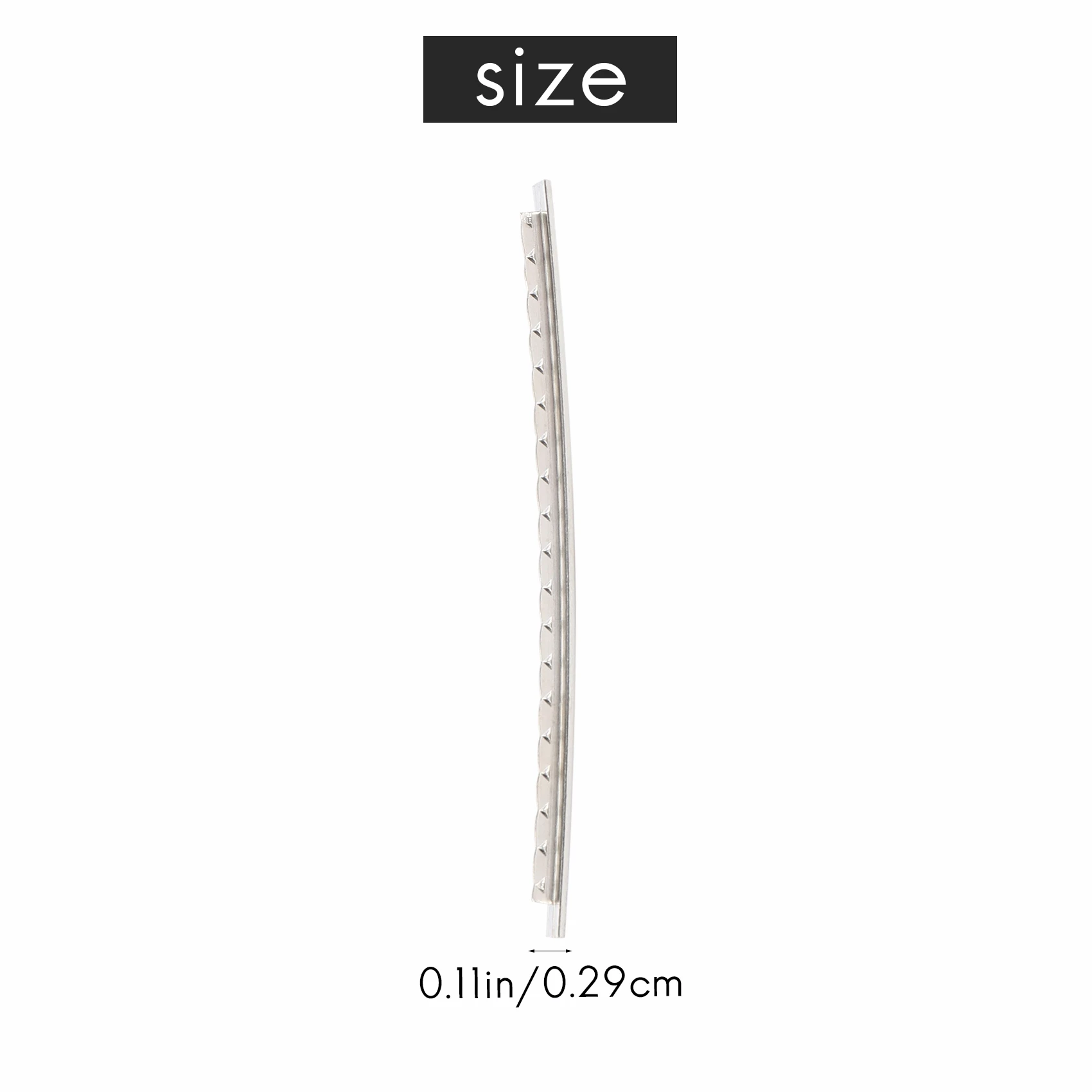 エレキギター用ニッケルおよびシルバーフレットワイヤー,ジャンボワイヤー,幅2.90mm