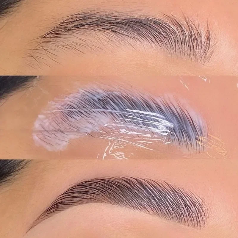 Tinte rápido para el cabello para cejas, juego de cosméticos, Gel para pestañas, semipermanente, profesional, 15 minutos