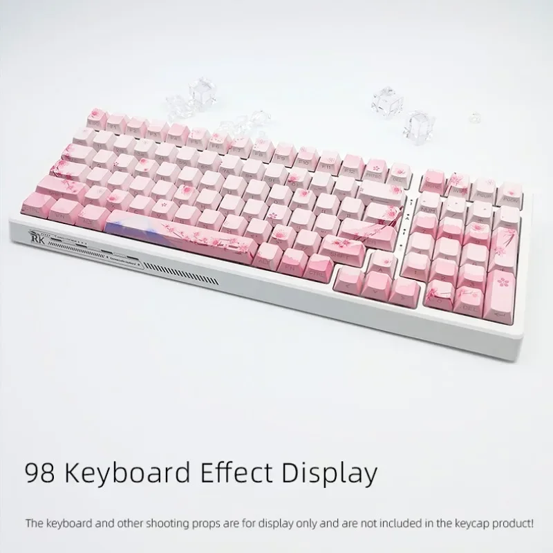 Cherry Profile PBT Keycap Side Engraving Backlit Keycaps for Cherry MX Switch Mechanical Keyboard Personality Key Caps DIY