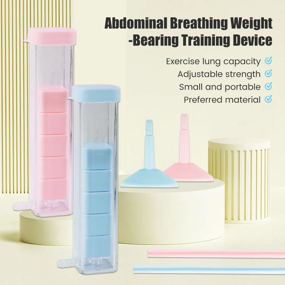 Breathing Dumbbell Trainer Abdominal Muscle Trainer Breathing Vital Capacity Pelvic Floor Muscle Exercise Facial Trainer