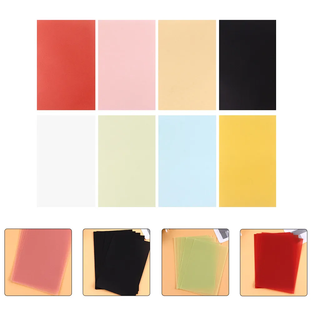 100Pcs Colorful Tracing Paper High-Quality Translucent Drawing Paper for Pencil Pen Marker Overlay Sketching Printing Cad