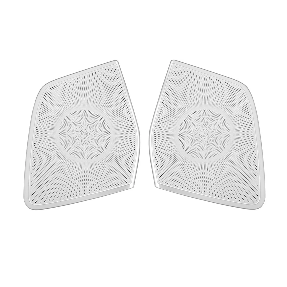 Car Stainless Steel Front Door Loudspeaker Cover Interior Accessories for Alphard VELLFIRE 40 Series 2023+ LHD,A