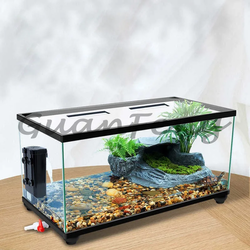 survival glass material ecological clothes harness cover sea turtle water tank