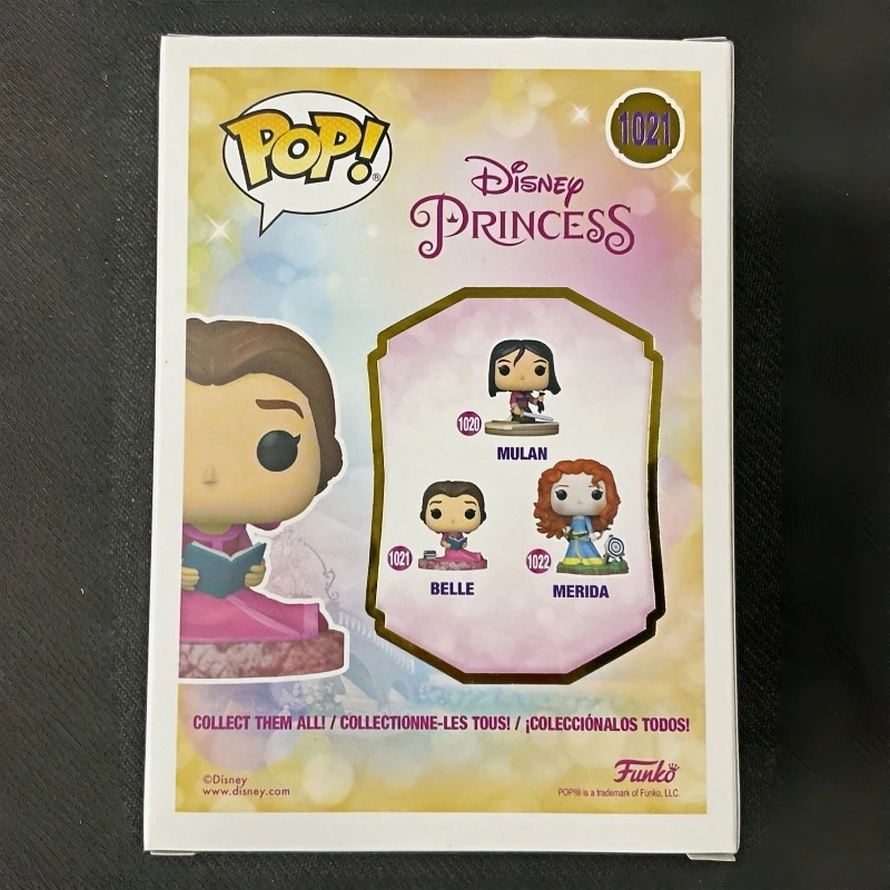 Funko POP Disney Princess Original Collectible Action Figure Rapunzel Ariel Belle Anime Model Toys Gift for Boys Girls - view 3