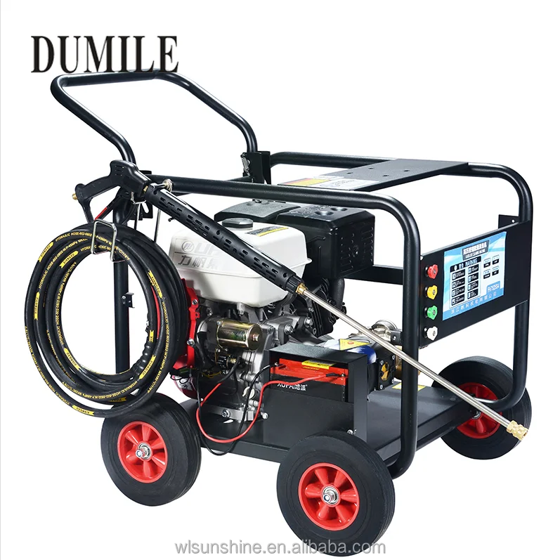 

5000 Psi Industrial High Pressure Car Washing Machine 500Bar Diesel Power Cleaner With Water tank