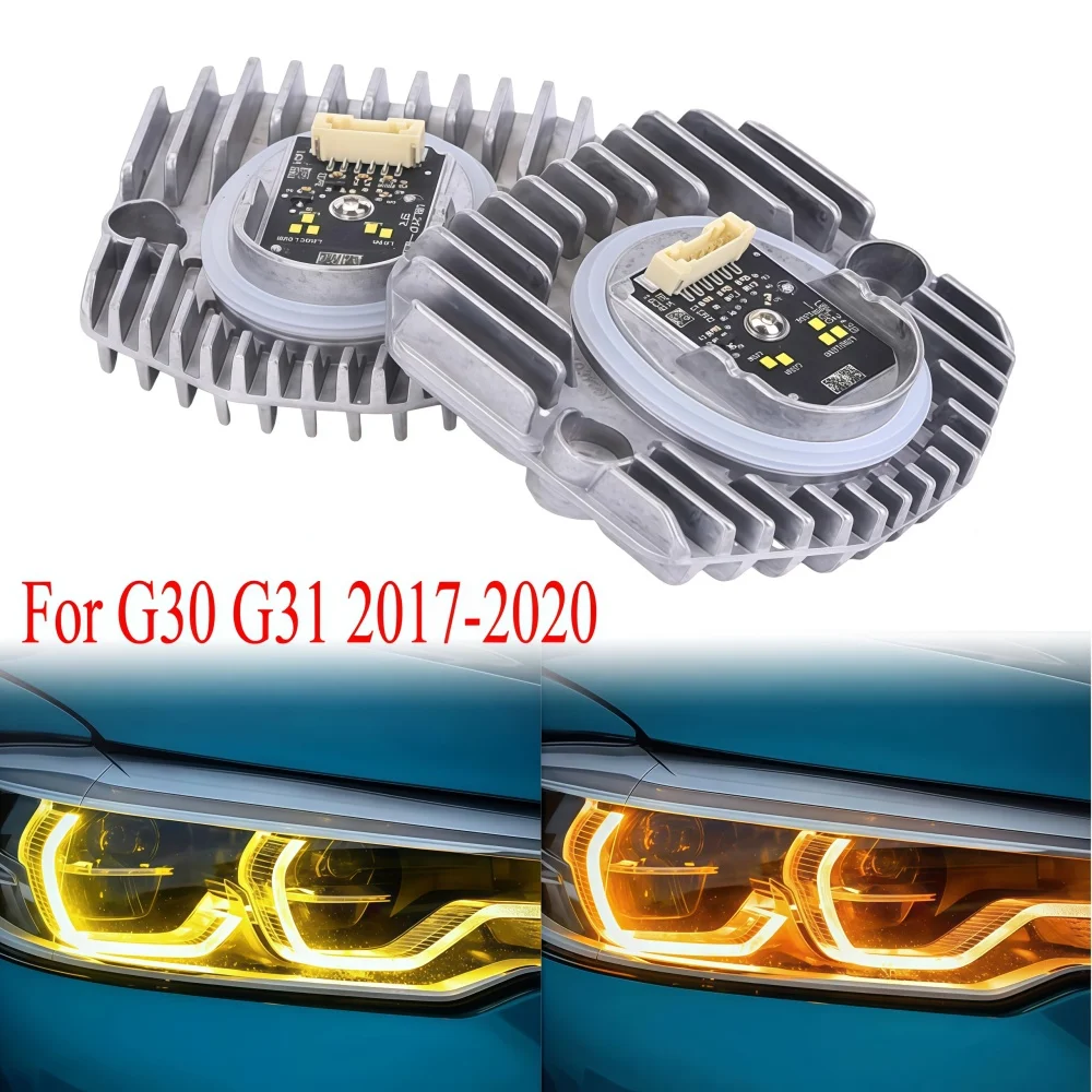 DRL LED Board For BMW 5 Series G30 G31 G32 GT M5 2017-2020 Adaptive LED Headligt Daytime Running Light DRL Module 63117214939
