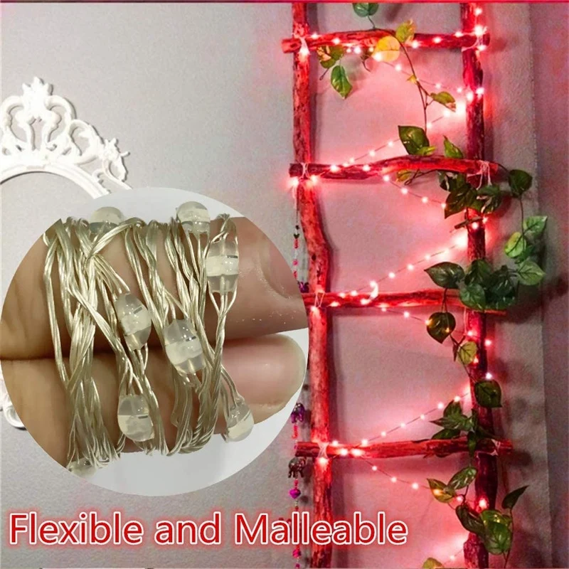 16 colori LED Fairy Lights 100 LED Christmas String Lights USB Waterproof Garland Light per decorazioni natalizie per feste
