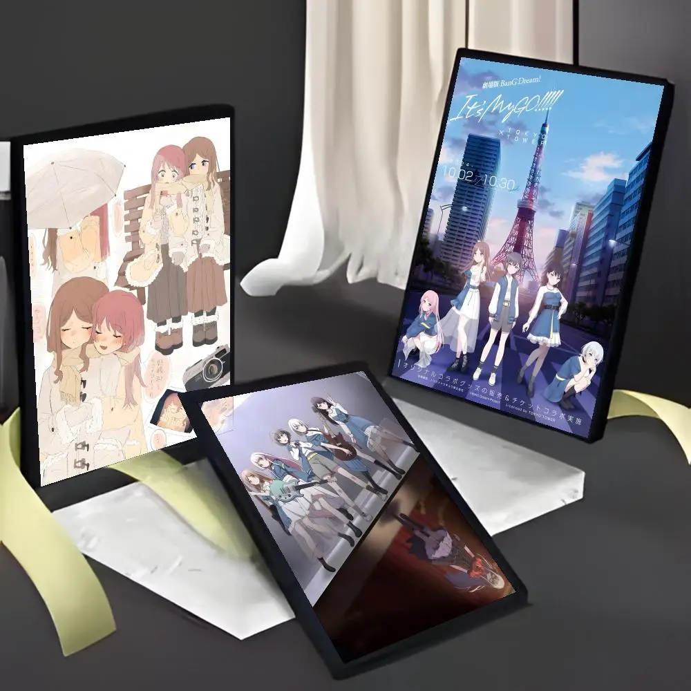 حلم الفرقة الكرتون بانج! إنه MyGO! !-ملصق الموسيقى غطاء وسادة مضاد للغبار بسحاب غير مرئي حريري قصير من القطيفة غطاء وسادة أريكة #2