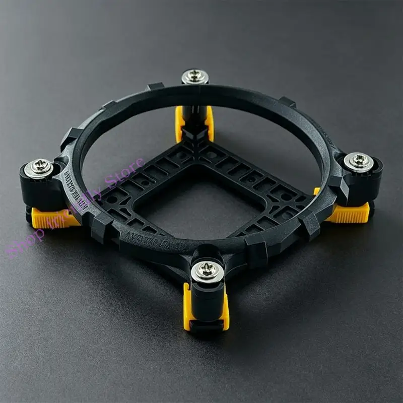 Aluminum Cooling Fan Mount Stand For 1155 1156 CPU Slot Offering Vibration Reduction And Customizable Airflows