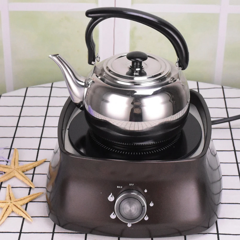 

Teapot Vintage Kettle Portable Stainless Steel Metal Pots Stove Top Water Gas Stoves