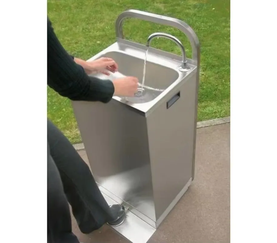 Outdoor new stainless steel foot sink, the latest model, hot-selling