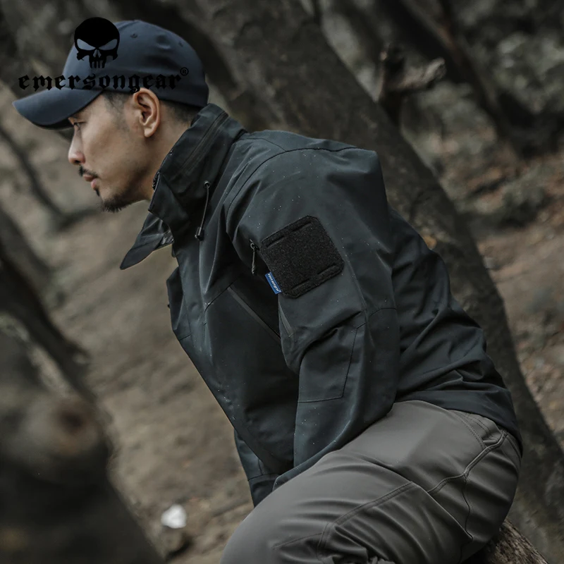 Emersongear niebieski Lable Brambles taktyczny kombinezon szturmowy kurtka bojowy zestaw płaszczy ciepło wiatroszczelna kolarstwo na świeżym powietrzu piesze wycieczki EMB9581 — zdjęcie 3