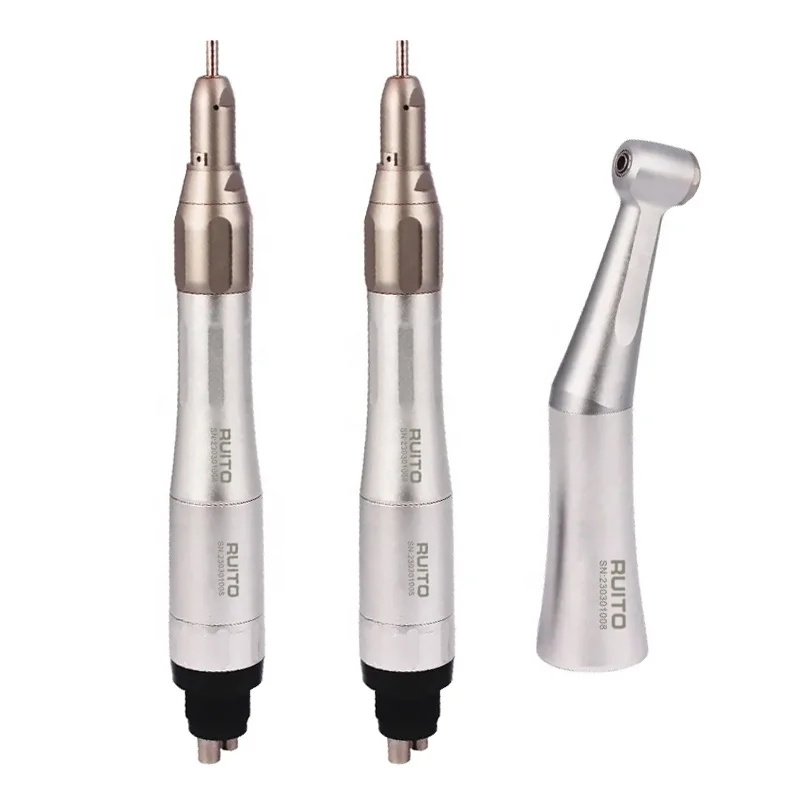 FX Den tal Low Speed Handpiece Sets Den tal Straight Contra Angle Low Speed Handpiece