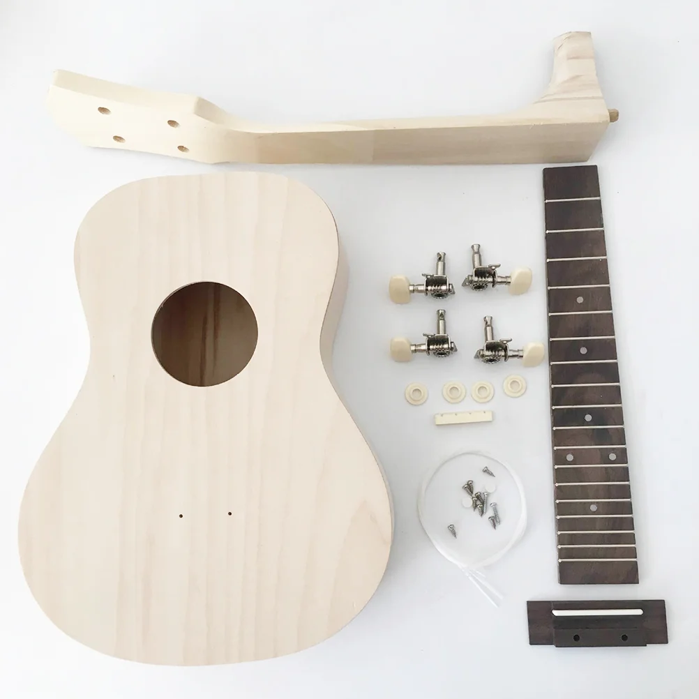 

21 Inch Ukulele DIY Kit Fun And Simple Hawaii Guitar Handmade Kit Scream