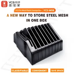 YCS Tin Mesh Plastic Storage Box Quick Storage and Classification of Tin Planting Steel Mesh Convenient and Fast Access tools