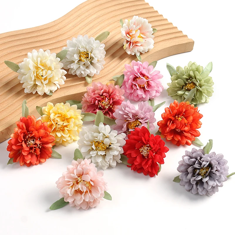10 sztuk sztuczne kwiaty główki 7cm sztuczne kwiaty do wystroju domu ślubne dekoracje ślubne DIY Craft Garland akcesoria do prezentów