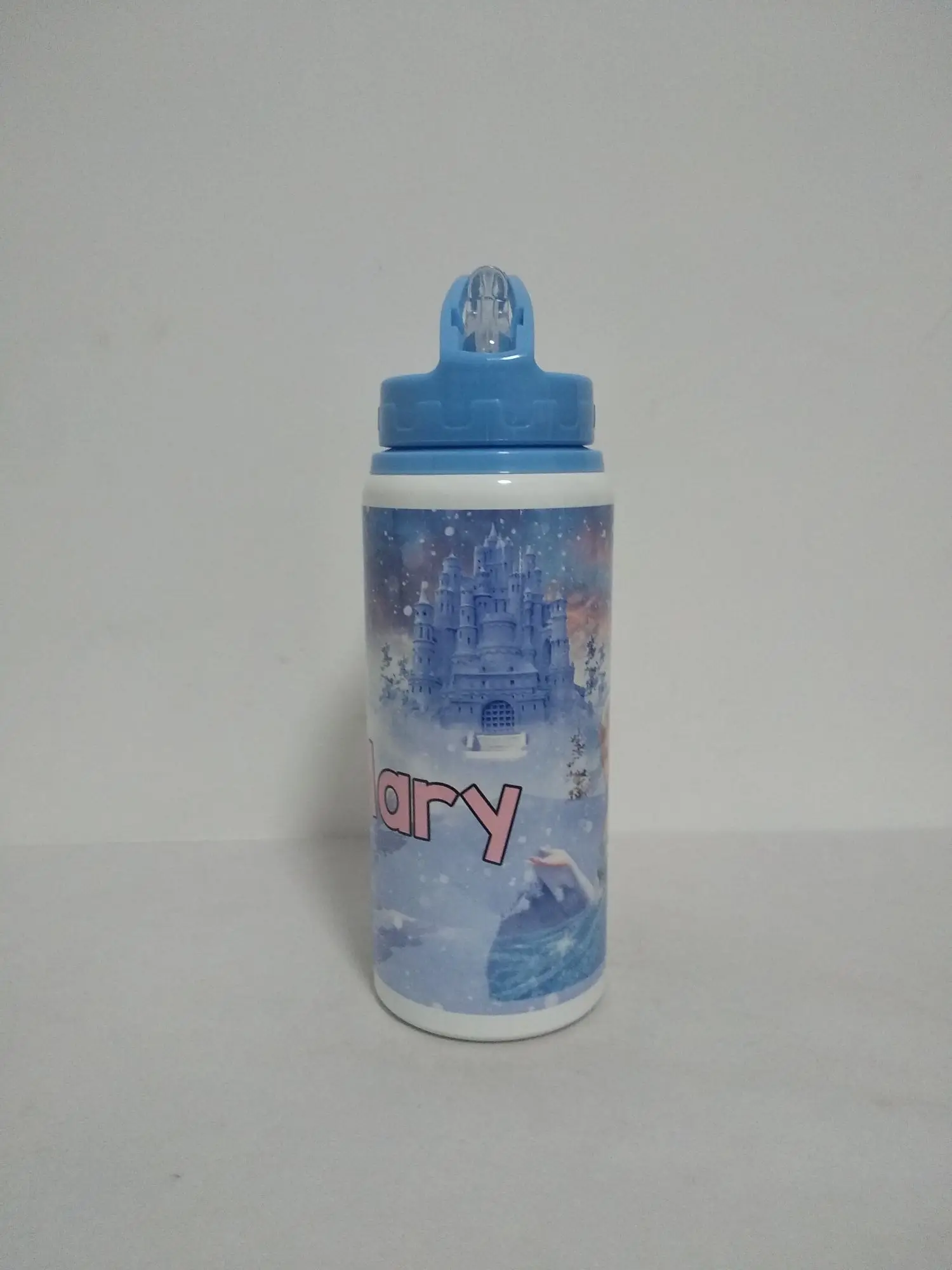 600ML Bottle 8 Colors with Straw DIY Customized Colorful Print LOGO Name for Kids Photo Cartoon Images Discount for Big Quantity