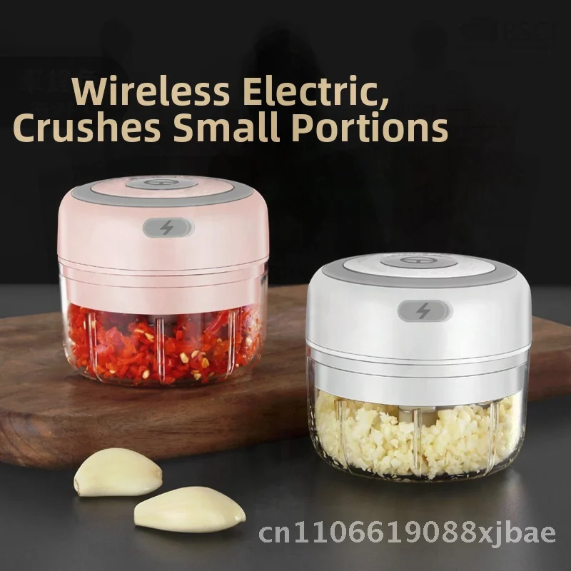 

Portable Multi-Function Wireless Electric Garlic Peeler Baby Food Supplement Maker PP Stainless Steel Multi-Color Options