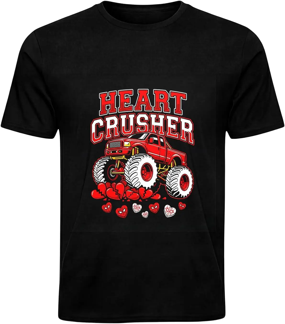 

Футболка унисекс Gildan 18000 для маленьких мальчиков на День святого Валентина - комфортная черная, белая и серо-меланжевая футболка с круглым вырезом