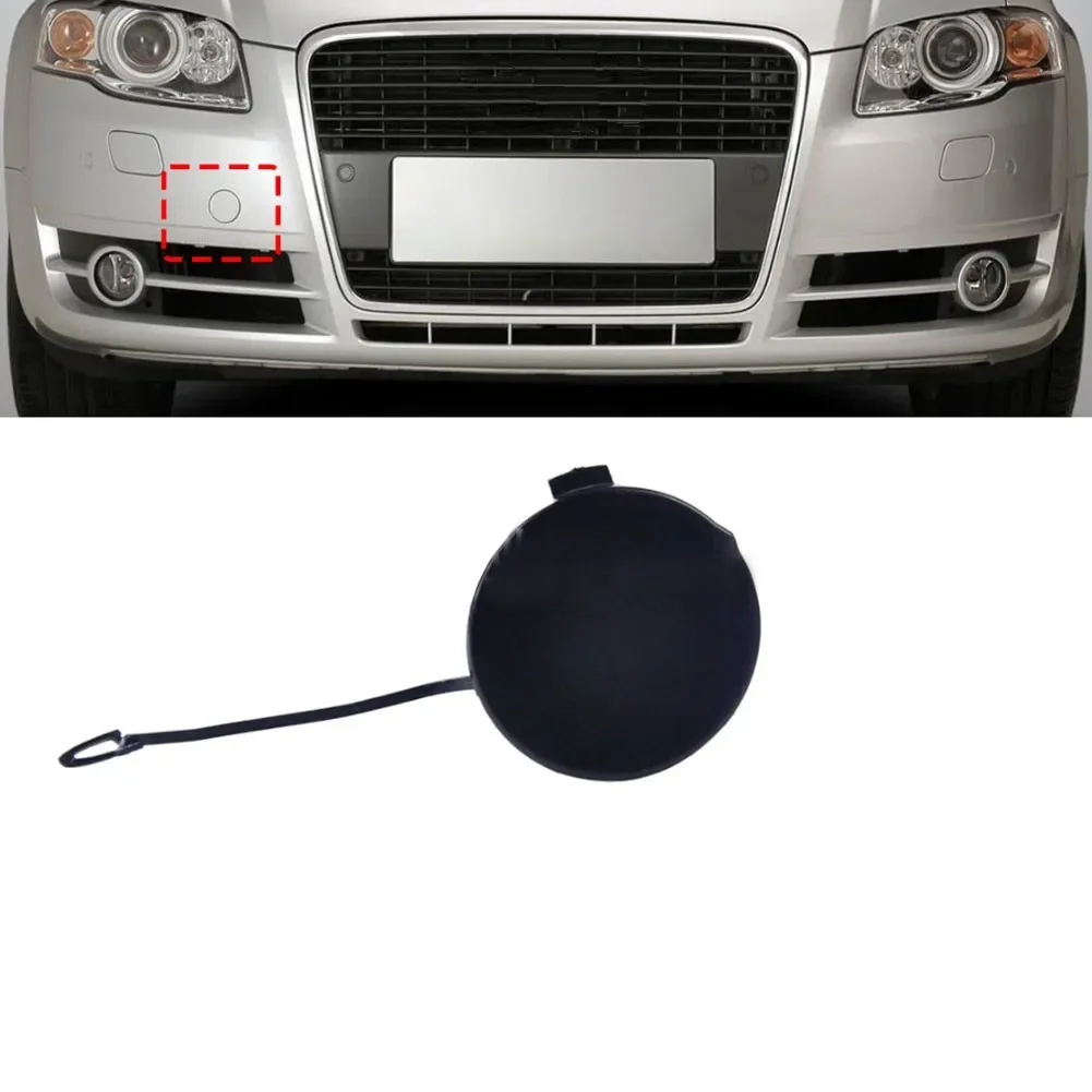 OE 8E0807241C Tow Hitch Cover High Quality Durable Fit For A4 B7 2004-2008 Parts Cover Bumper Towing Eye Cover