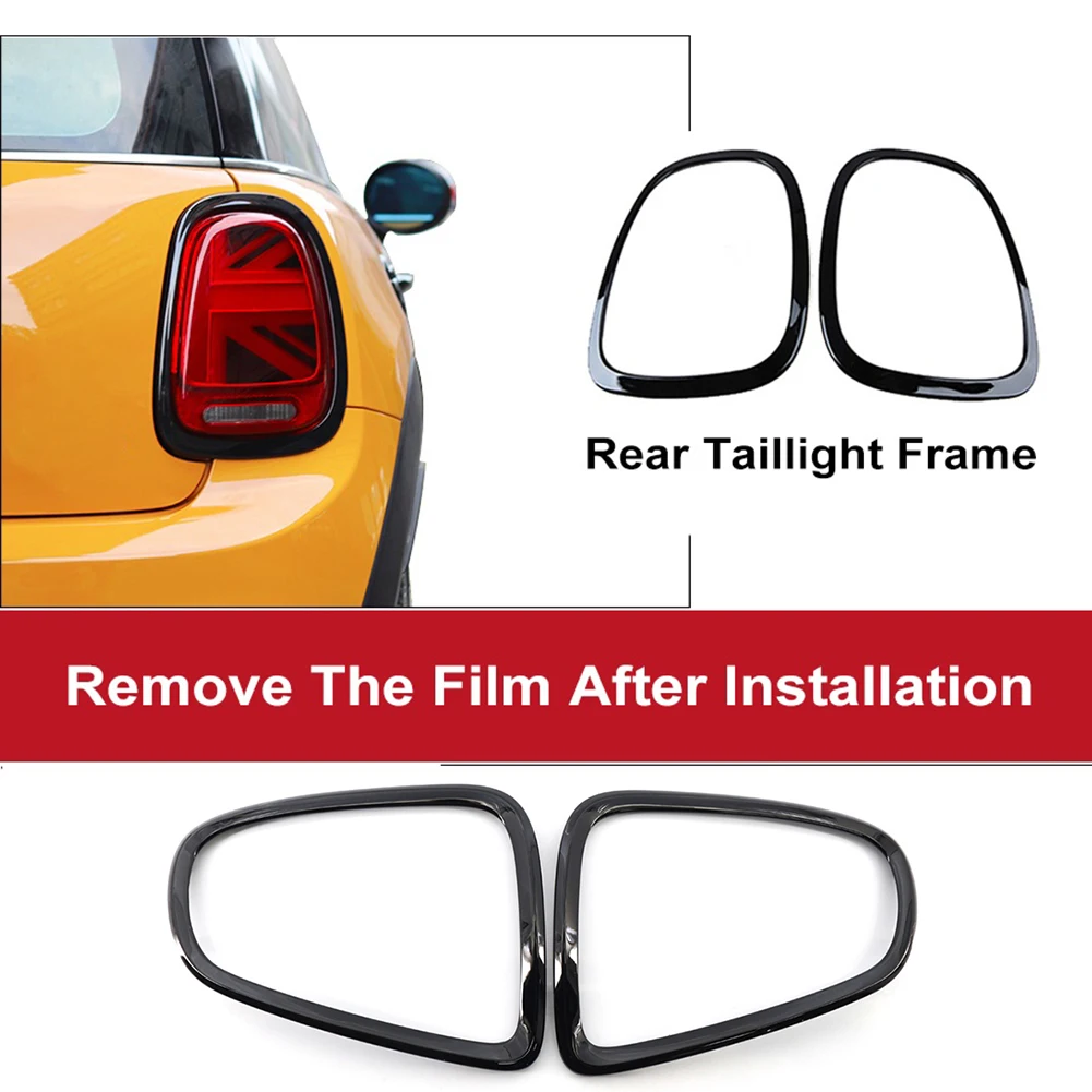 

2 шт., наклейки на задние фонари автомобиля, декоративные наклейки на рамку заднего фонаря, кольцо, наклейка для Mini Cooper R56 R57 R58 R59 2007-2013, автоаксессуары