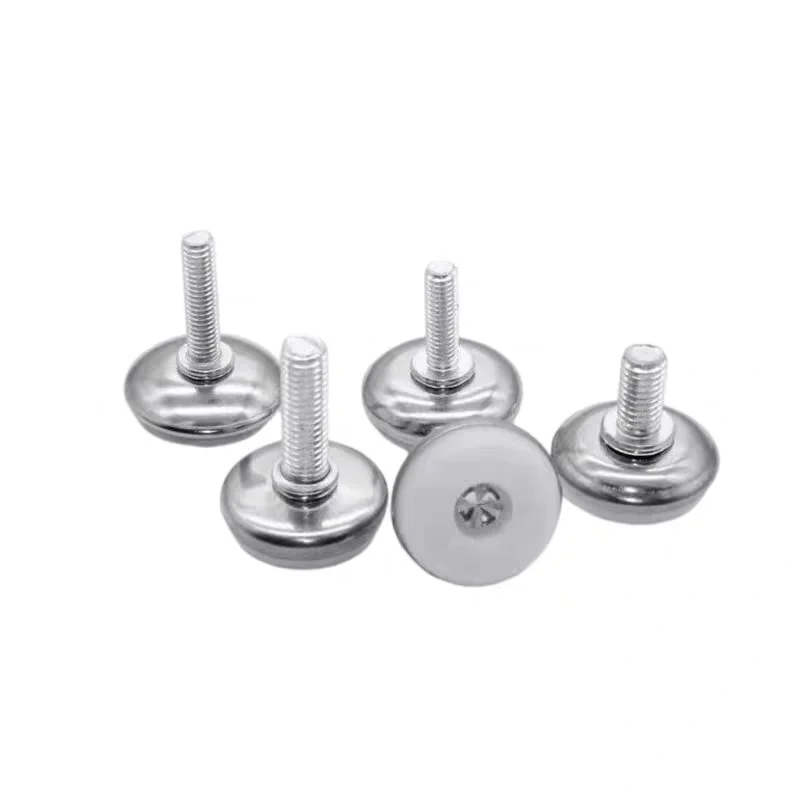 Leveling Foot Base, M6, M8, M10, Screw Height Adjustable, Dia 21mm, 24mm, 27mm, 30mm, 36mm,40mm,2 Pcs, 4 Pcs, 8 Pcs image 6