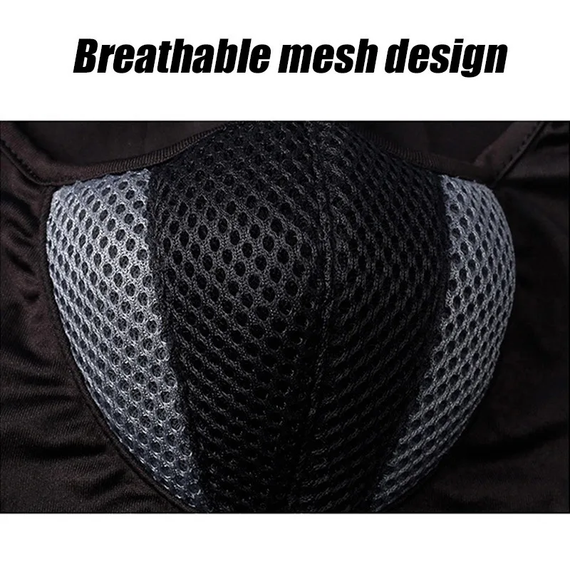 Breathable Motorcycle Balaclava Full Face Mask Cycling Sports Dustproof Windproof Scarf Headgear for Men Women Neck Face Tubes