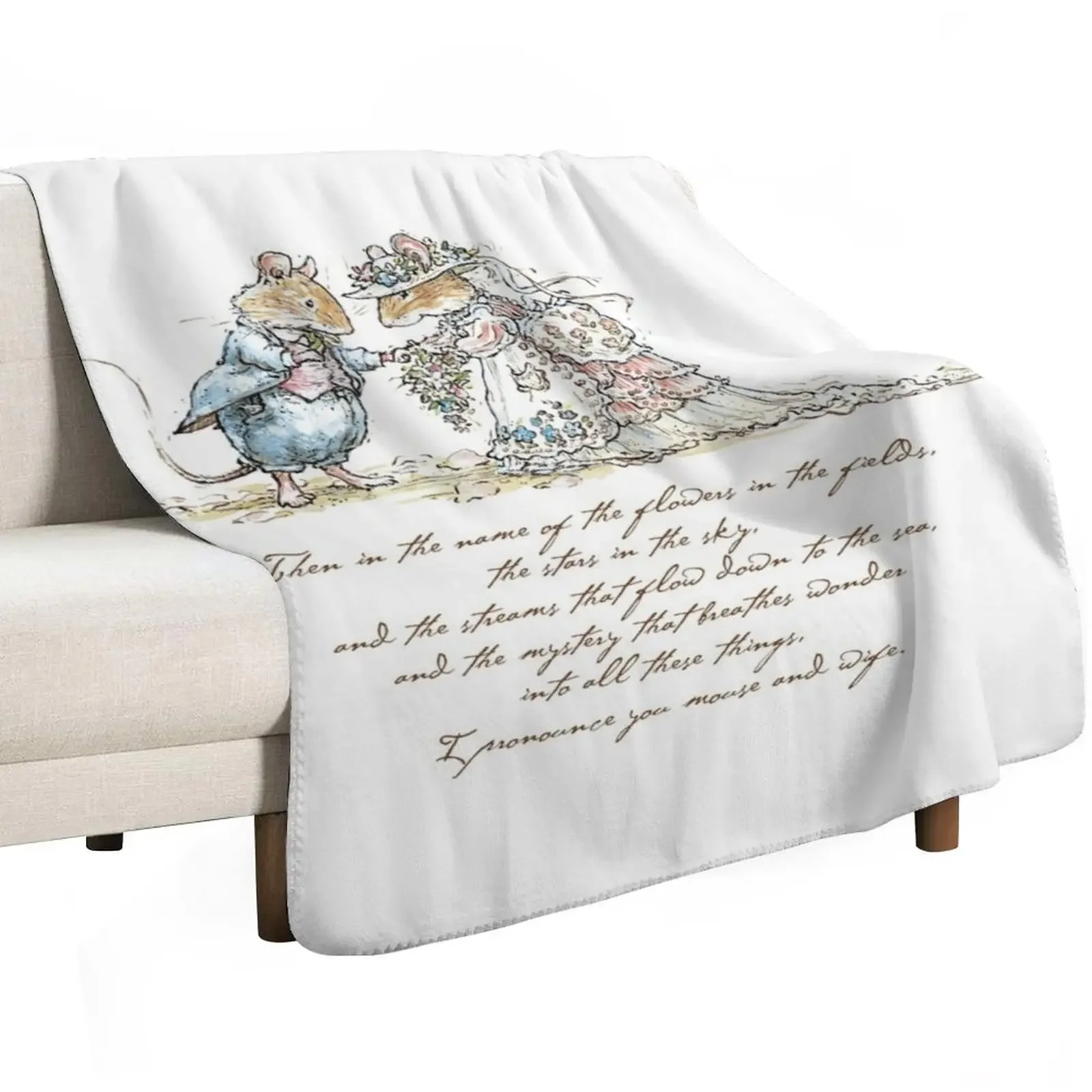 أنا أضطرت لك الماوس والزوجة رمي بطانية سرير مزخرفة للأطفال بطانية فاخرة #2