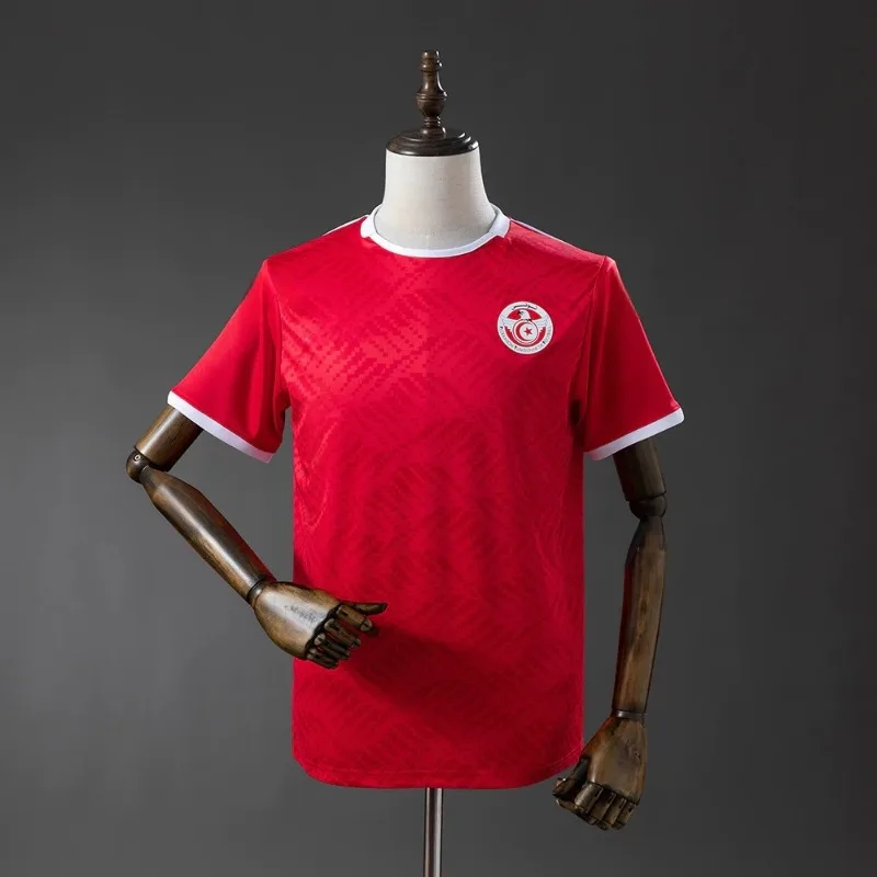 2026 African Hit Sports T-shirt - Tunisian 25-26 Sports Shirt - Y2K Men's Quick-drying Breathable Running Training Suit