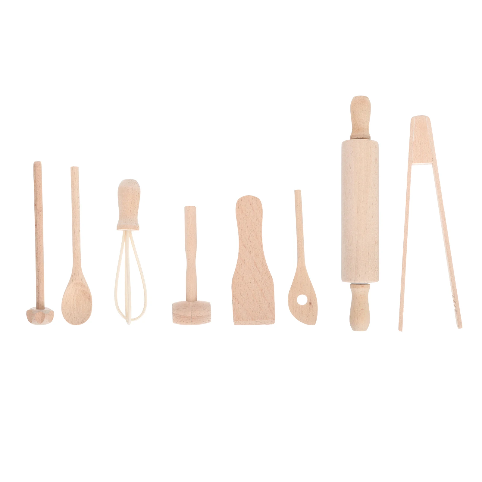 Spielzeug aus Holz, Kindergeschirr, Spielutensilien, Mini-Spielset, Kinder-Kochzubehör, Miniatur-Werkzeug