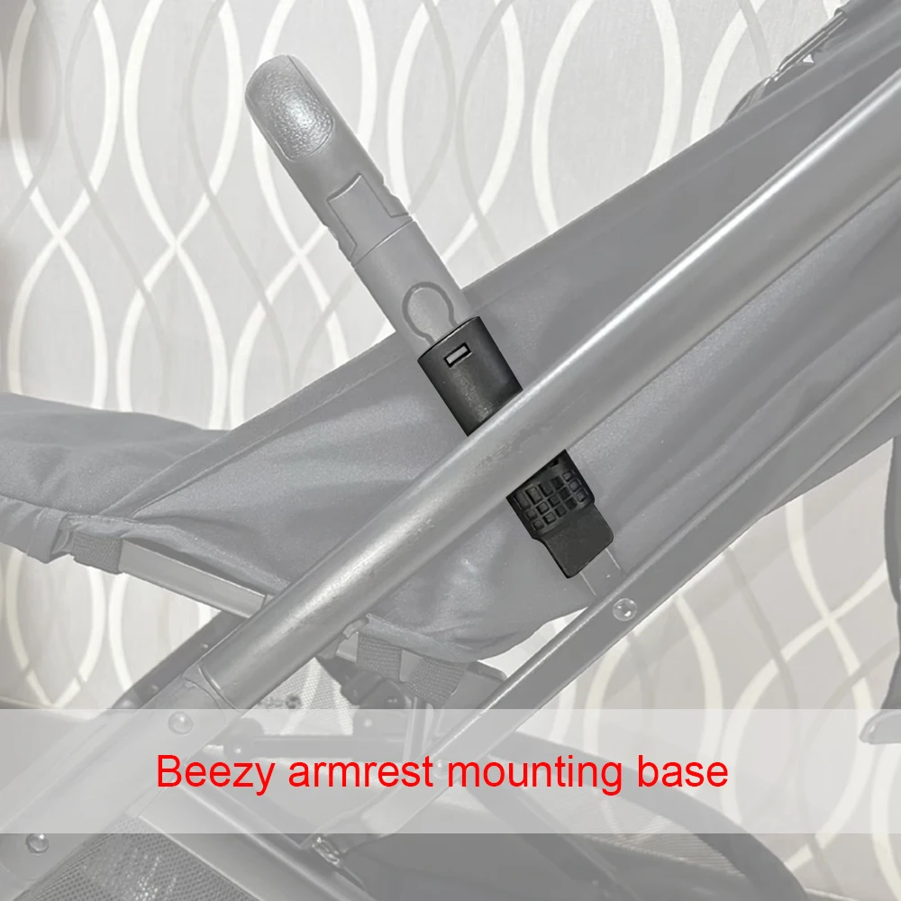 

Buggy Bumper Bar Mounting Base For Cybex Beezy Handrail Fixing Base Armrest Slot Holder Fixture DIY Baby Replacement Accessories