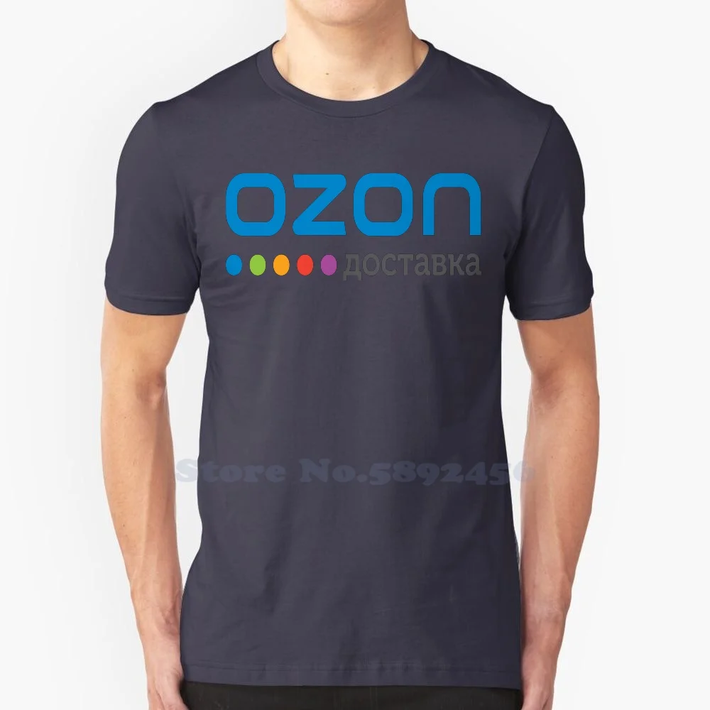 OZON Delivery Logo Casual T Shirt Top Quality Graphic 100% Cotton Tees