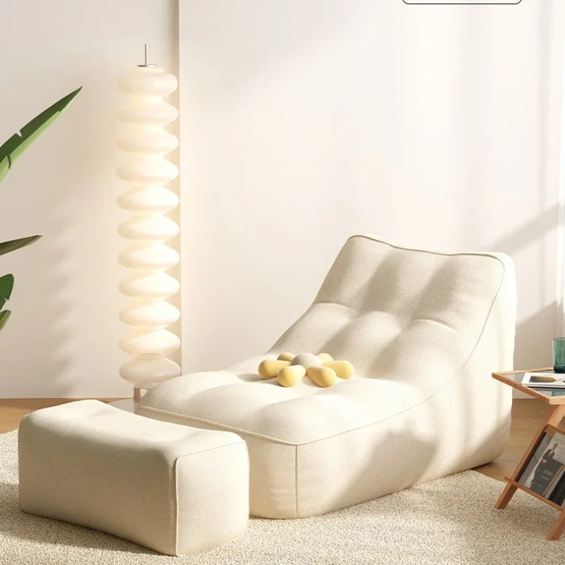 

Small Apartment Fabric Sofa Living Room Bedroom Sofa Simple Modern Simple Cotton Linen Cream Style