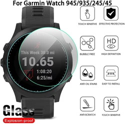 Vidrio templado para Garmin Forerunner 245, 935, 945, 45, accesorios de reloj, Protector de pantalla antiarañazos, películas protectoras, cubierta HD