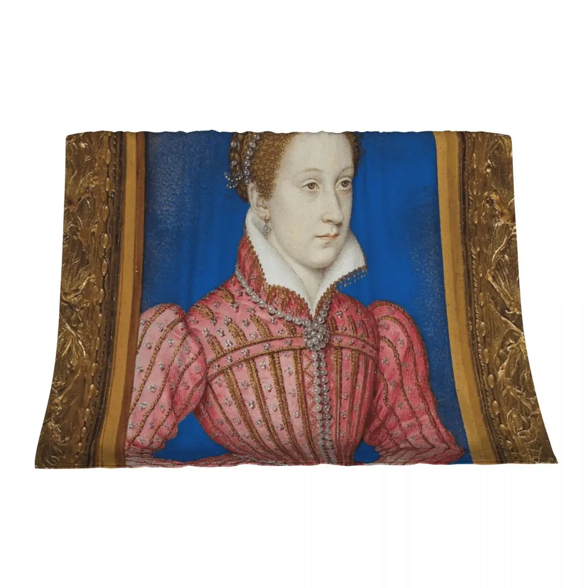 

Mary Queen of Scots Vintage Portrait Throw Blanket Decorative Sofas Hairys Beach Luxury Designer Blankets