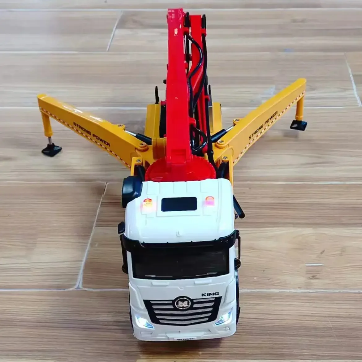 

-1/18 Scale Big Size RC Pump Truck Spraying Water Remote Controlled Car Loading Crane Car Loader Rc Toys Gift