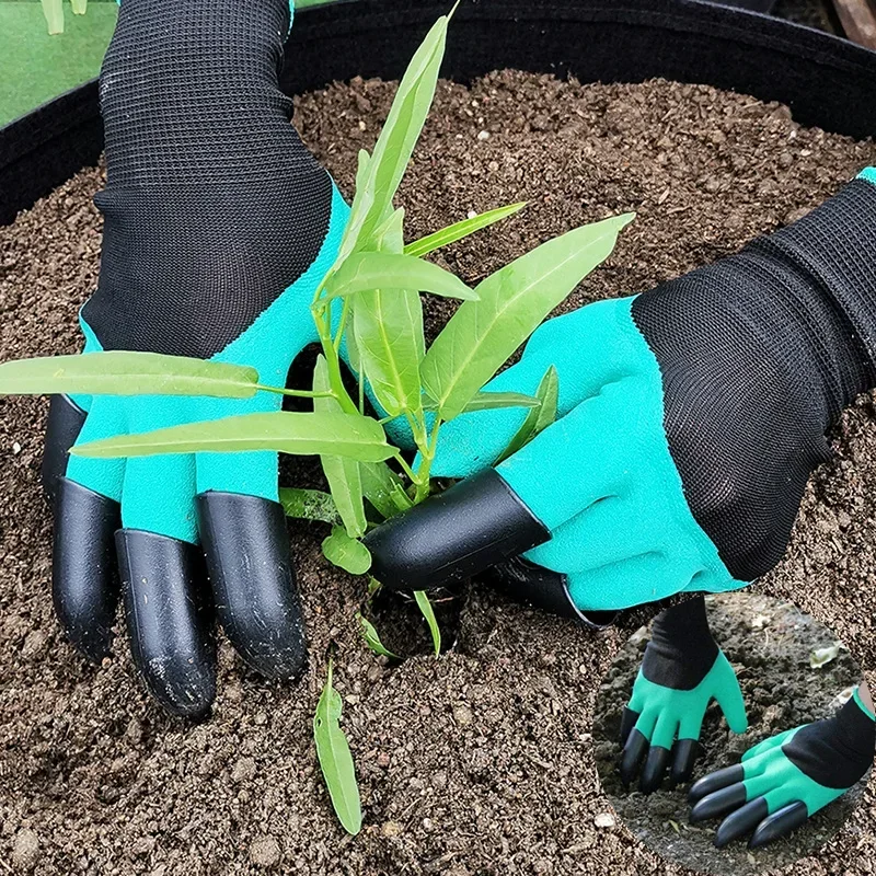 

Claw Gardening Gloves for Planting Digging Stab Resistant Protective Latex Gloves for Vegetable Flower Garden Work Protective