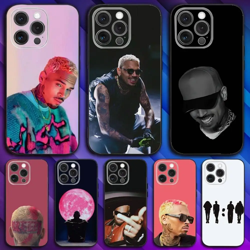 

C-Chris Hmmm Brown Phone Case For iPhone 16,15,14,13,12,11,Pro,Max,Plus,X,XS,SE4,E,Mini,Soft Black Case