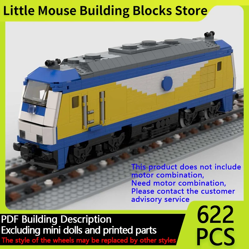 

Модель городской автомобиль MOC, строительные кирпичи, дизельный локомотив класса 246, модульная технология, подарки, праздник, сборка, детские игрушки, костюм