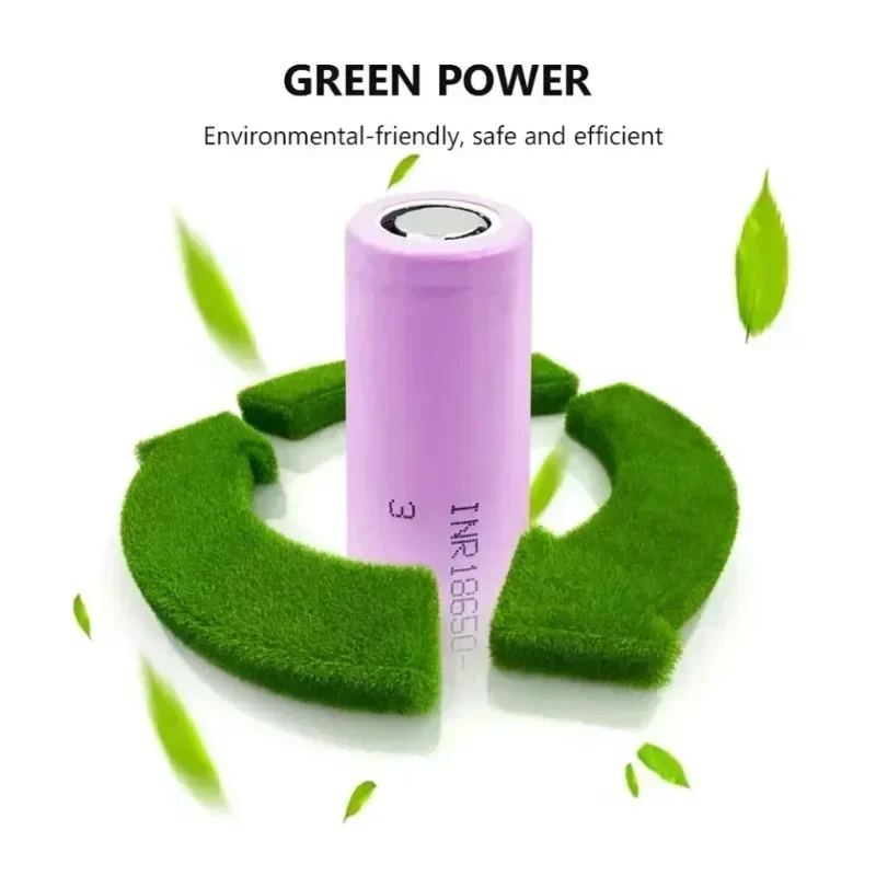18650 Battery 3.7V INR18650-26E 2600mAh Li-Ion High Current Rechargeable Bateria Power Cell forFlashlight,PowerBank Headlamp Fan