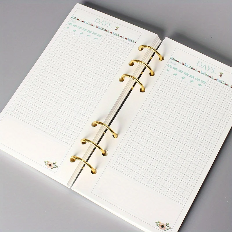 10pcs Metal Loose Leaf Book Binder Rings Calendar Circle 3 Rings For Notebook Album Scrapbook Clips Kawaii Desk Accessories view 5