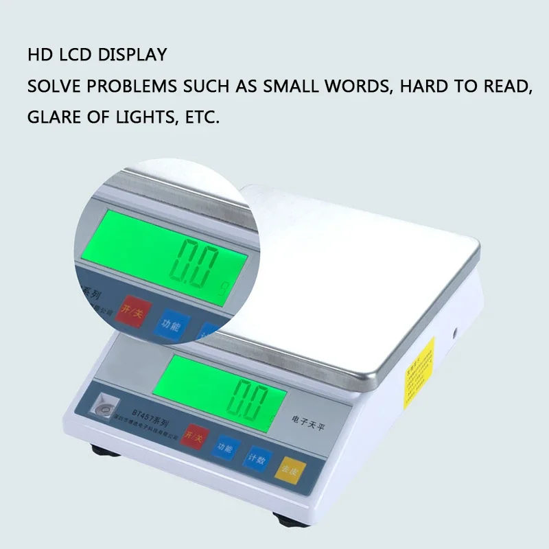 Electronic scale commercial small food scale high precision 0.1g balance industrial meter kitchen sampling scale