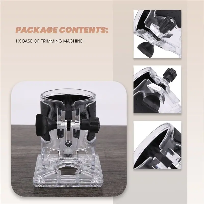 FAST-Trimmer Machine Base Woodworking Cutter Electric Trimmer Machine Base Power Tool Accessories Plunge Router Base