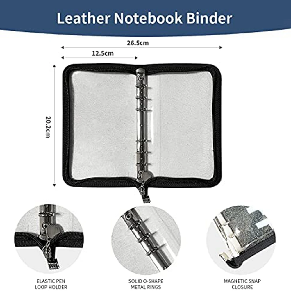 A6 Binder pengorganisir uang dengan 12 amplop uang, amplop uang untuk penganggaran hemat uang Binder A