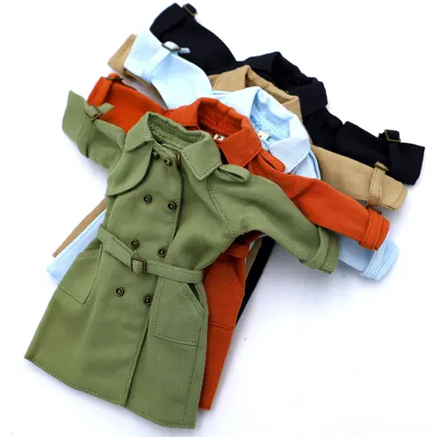 Blythe – vêtements de poupées, Trench-Coat pour Blyth Azone, chaussures coupe-vent OB23 OB24