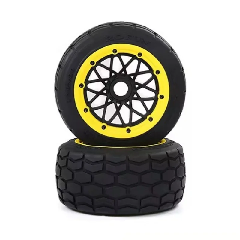 Zestaw tylnych kół Baja ON Road Tires na felgach do HPI Baja 5B 2.0 SS Rovan