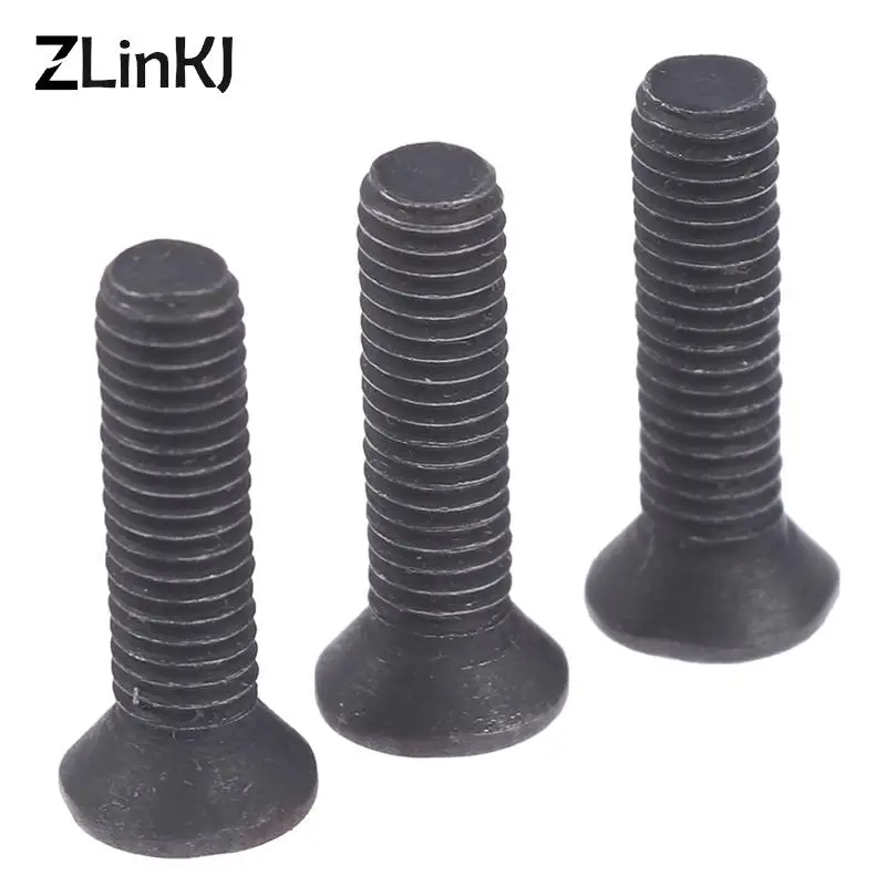 10Pcs Fixing Screw M5 20mm Left Hand Thread for 3/8''UNF Drill Chuck Shank Adapter Tools Accessories